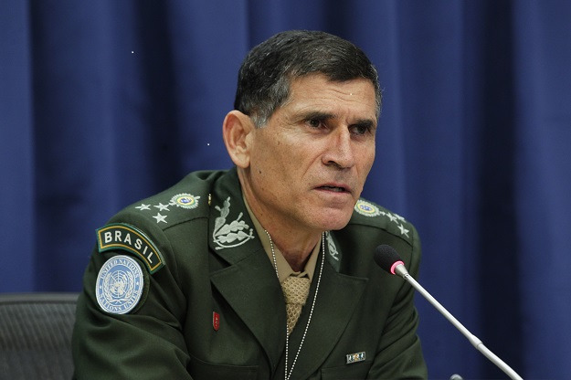 Brasileiro vai liderar análise de alto nível sobre operações de paz da ONU General Santos Cruz na sede da ONU. Foto ONU: JC Mc Ilwaine