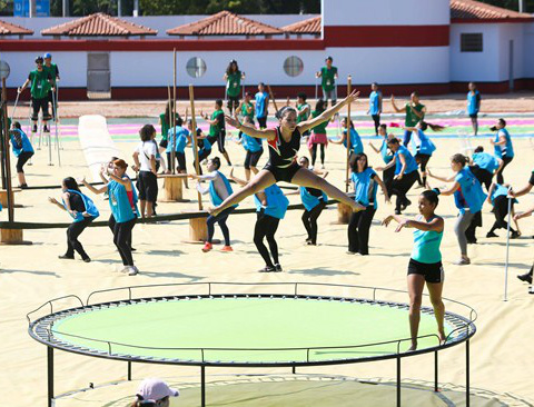 Cerimônia de abertura da Copa reúne natureza, dança, futebol e ciência