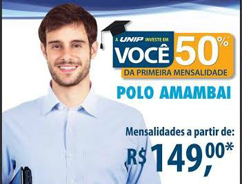 A Unip Amambai oferece  inúmeras facilidades aos seus alunos / Foto: Divulgação