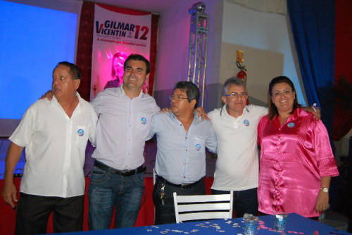 Cynthia Escobar, Jaime Vizzotto, Almir, Gilmar Vicentim e Rui Cordeiro.
