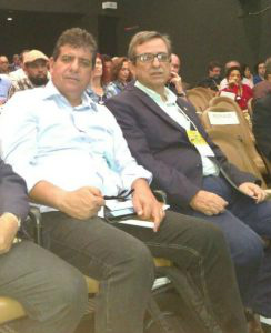 MS participa do I Seminário de Desenvolvimento Regional do Audiovisual Athayde Nery e Bosco Martins durante uma das mesas redondas.Foto: Divulgação