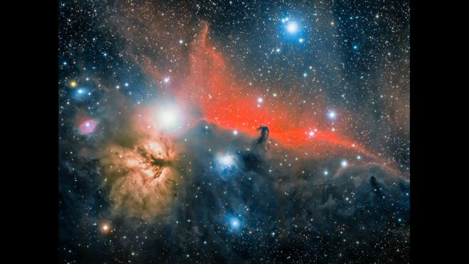 The Horsehead Nebula de José Jiménez PriegoA imagem da Nebulosa Cabeça de Cavalo foi enviada por José Jiménez Priego de La Jonquera, Espanha.