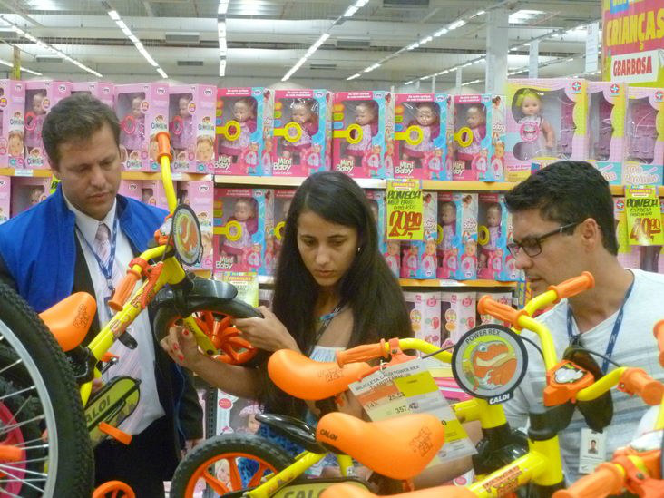 É fundamental que o consumidor verifique as informações de idade e o nível de habilidade da criança na hora de escolher o brinquedo.Foto: Ascom Ibametro