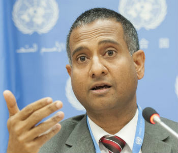 Ahmed Shaheed. Foto: ONU/Cia Pak
