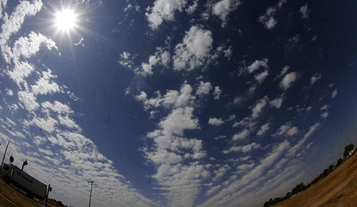Sábado de sol, calor e baixos níveis de umidade em Mato Grosso do Sul Foto: Chico Ribeiro