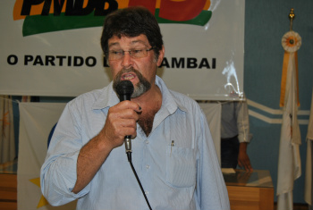 PMDB de Amambai faz convenção no sábado, dia 24 Josué Carlos de Barros, presidente do diretório municipal do PMDBFoto: Moreira Produções