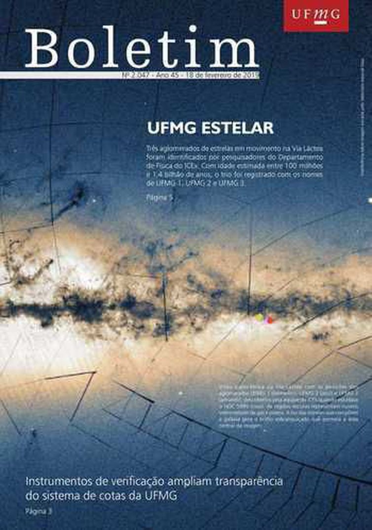 Novos aglomerados estelares são identificados por astrofísicos da UFMG