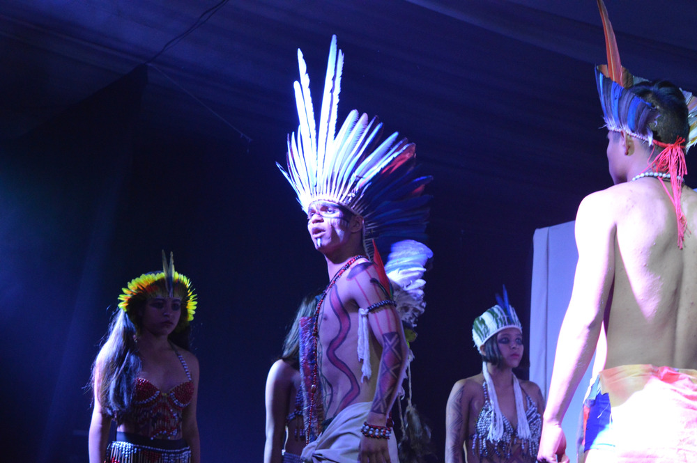 Peça Senhor do Tempo Apresentada pela escola Guarani Estadual / Foto: Moreira Produções