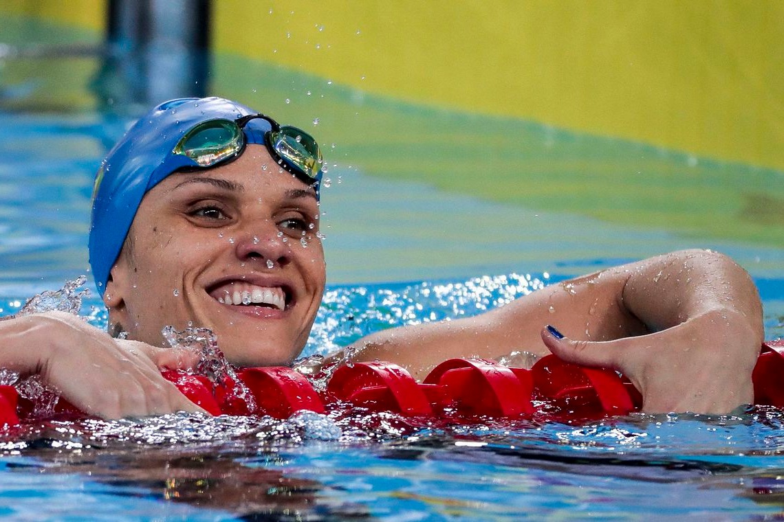Estreante Carolina Santiago bate recorde e conquista ouro em Lima Ale Cabral /CPB