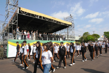 Semana da Pátria comemora 189 anos de Independência do Brasil O desfile da Pátria inicia às 8 horas.