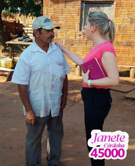 Janete diz que sua atuação política vai envolver todos os segmentos sociais A campanha de Janete foi embasada em visitas marcadas por seus colaboradores / Foto: Divulgação
