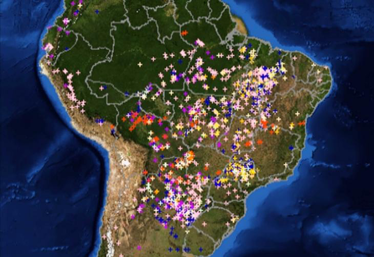 Registro de queimadas no país este ano é 61% maior do que em 2011