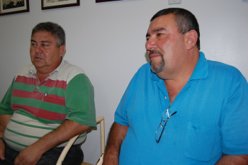 Radialistas e publicitários realizam seminário em Amambai Juarez Pinheiro (E) e Pedro Nunes.
