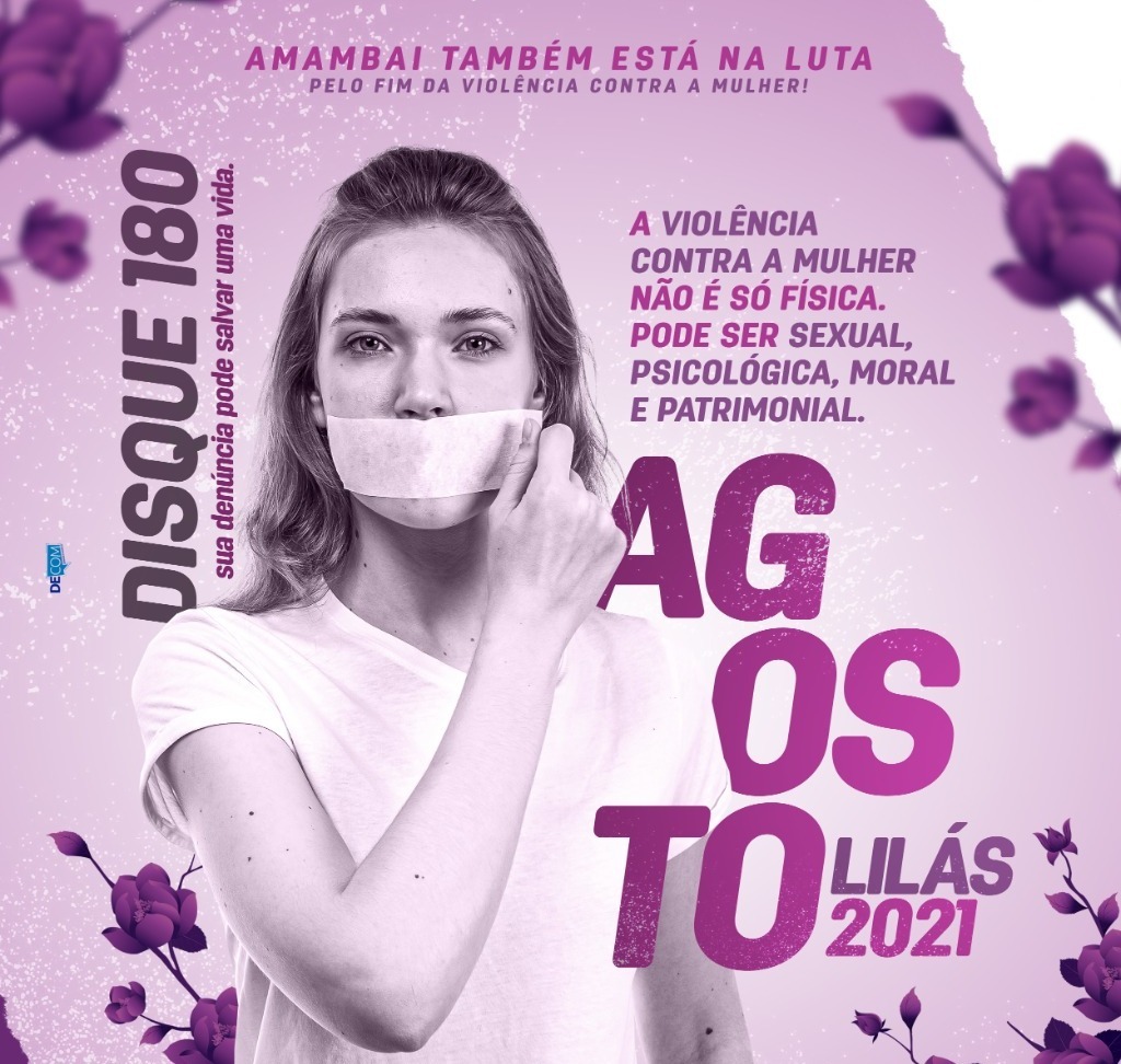 Agosto Lilás conta com agenda extensa da Coordenadoria da Mulher de Amambai Foto: Decom