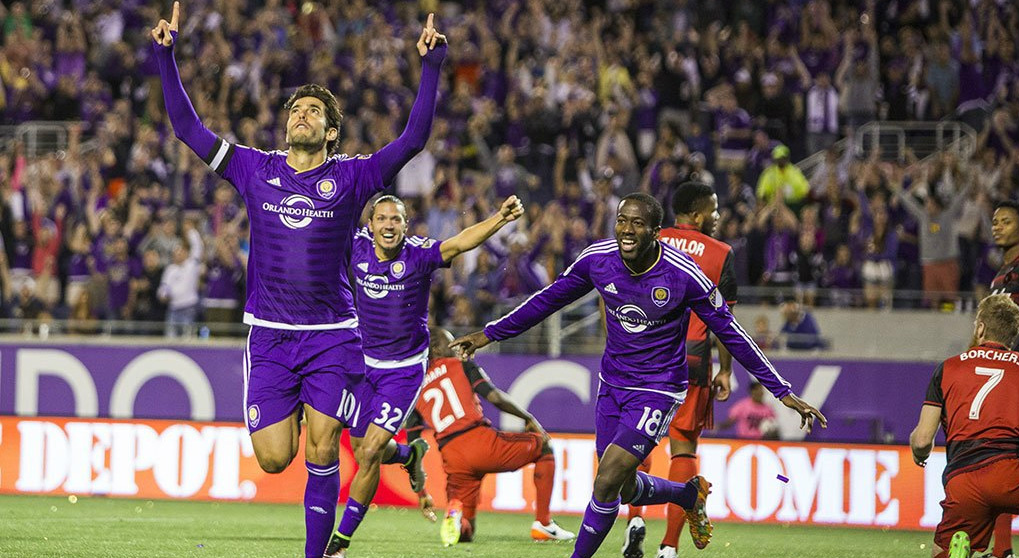 Kaká marca, faz duas assistências e Orlando City goleia atual campeão Crédito da foto: Reprodução/Twitter oficial do Orlando City