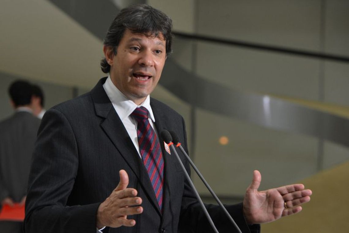 Ex-ministro e ex-prefeito de São Paulo,  Fernando Haddad. 