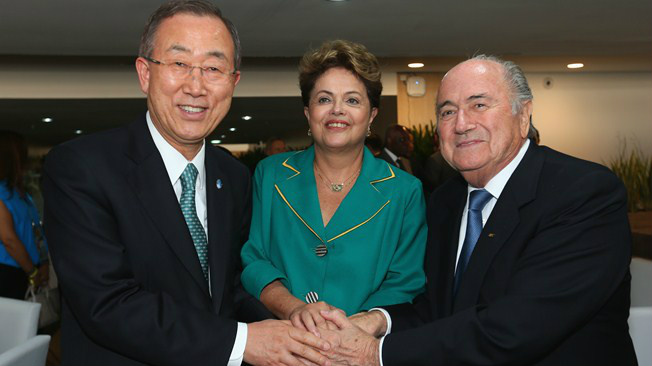 Copa promoverá a paz e lutará contra todos os tipos de discriminação Copa promoverá a paz e lutará contra todos os tipos de discriminação