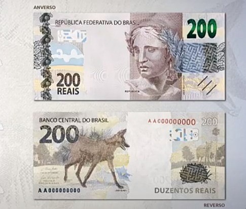 Nota de R$ 200 começa a circular; entenda os motivos e as polêmicas Nota de R$ 200 frente e verso / Reprodução