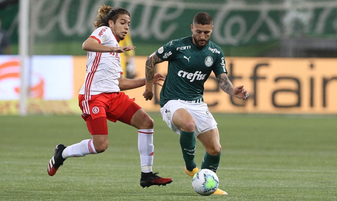 Palmeiras e Inter empatam com pênalti polêmico marcado com VAR © Cesar Greco/Palmeiras/Direitos Reservados
