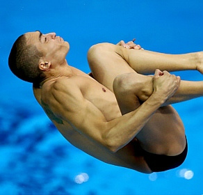 DivulgaçãoCesar Castro cometeu um erro no seu quarto salto na Olimpíada 2012