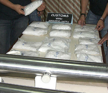 Cocaína apreendida