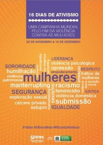 “16 dias de ativismo pelo fim da violência contra mulheres”