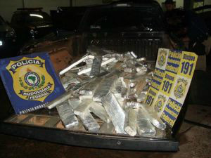 Droga totalizou 120,2 kg depois de pesada