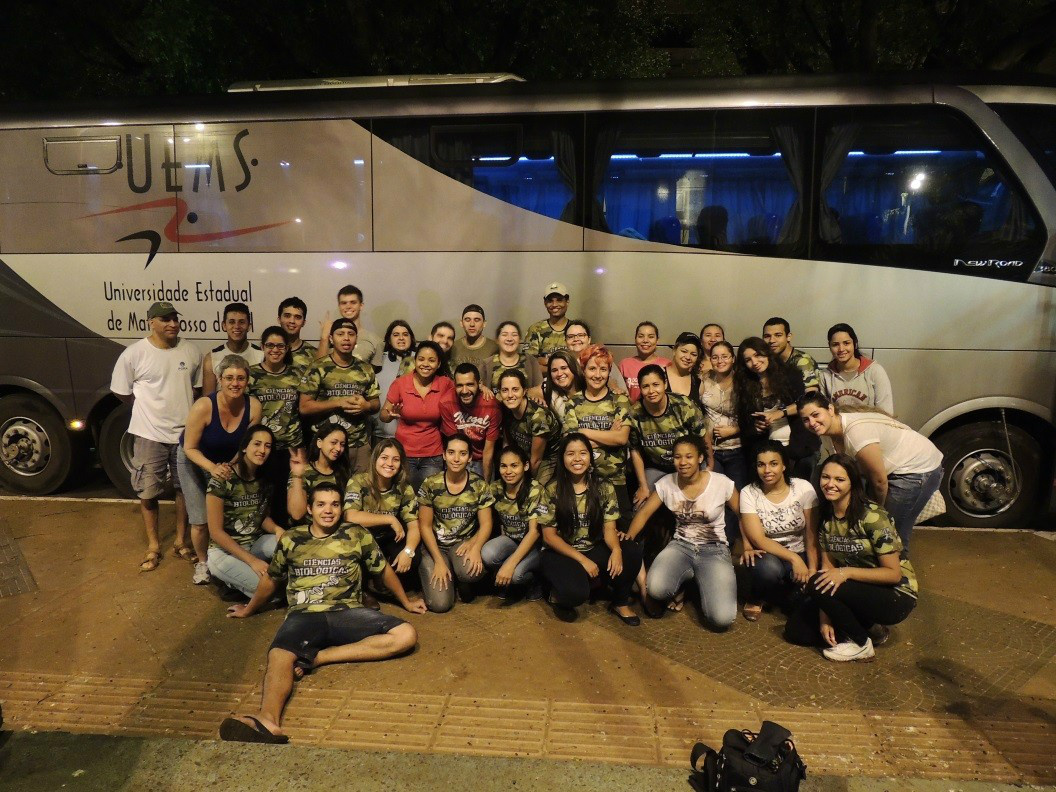 Acadêmicos de Ciências Biológicas da UEMS realizaram viagem técnica para Corumbá