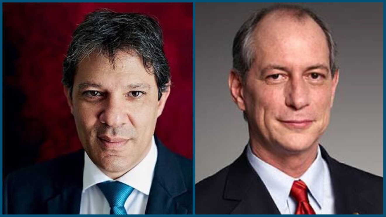 Haddad e Ciro estão em segundo lugar / Foto: Agência Capital