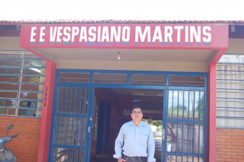 Escola Vespasiano Martins é finalista da etapa estadual do Prêmio Gestão Escolar José Carlos, diretor do Vespasiano Martins.