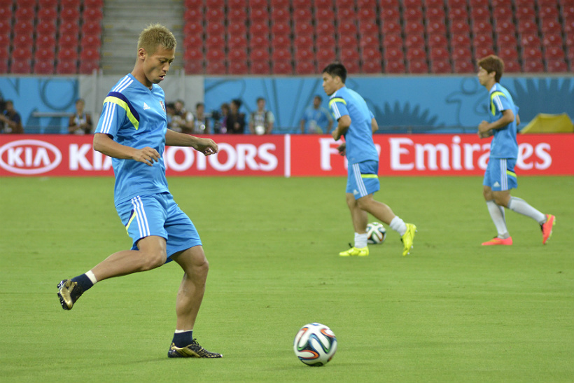 Keisuke Honda é o maestro japonês: seleção asiática participa de sua quinta Copa do Mundo