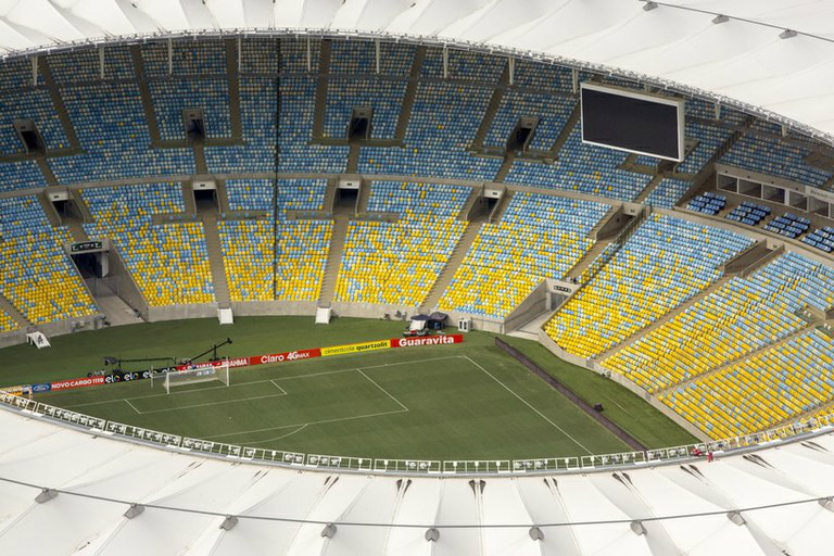 Foram levados em consideração sete critérios para avaliar o Maracanã, entre eles, espaço sustentável e eficiência do uso da água