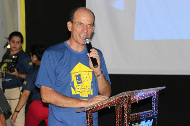 “Mais do que a competição entre as escolas, o grande legado do Fetran é o aprendizado”, diz o prefeito Sérgio Barbosa / Foto: Decom