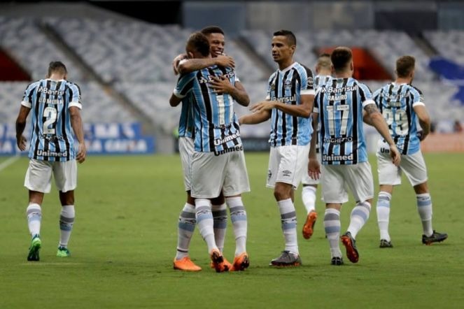 O Grêmio começou o Campeonato Brasileiro como terminou o Gaúcho: vencendo (Foto: Gazetapress)