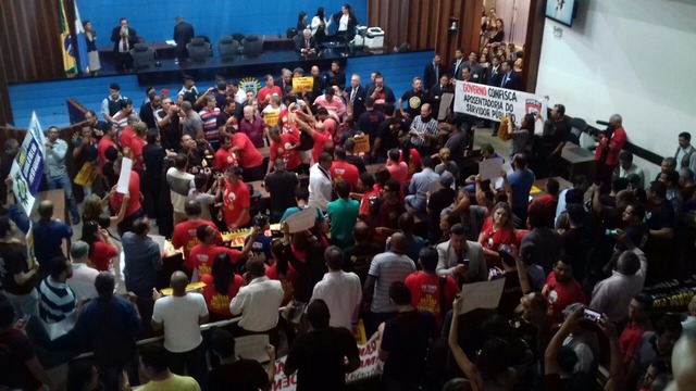 Assembleia prepara esquema especial de segurança para votar reforma Foto: Cleber Gellio