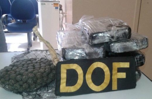 DOF desarticula tráfico e apreende drogas, armas e veículos