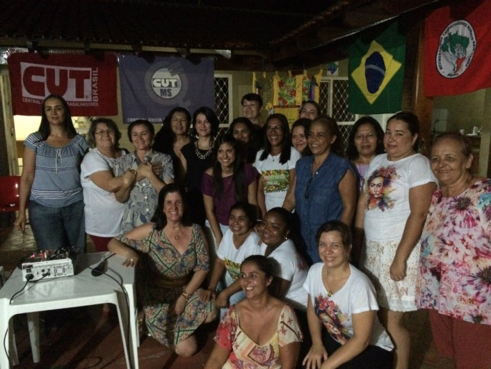 Mulheres de MS criam comitê em defesa da democracia Lançamento do Comitê de Mulheres, na sede da CUT / Foto: Divulgação