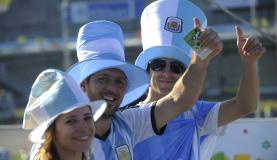 Argentinos fazem público bater recorde na Fifa Fan Fest orcedores chegam ao Estádio do Maracanã para a partida de estreia de Argentina e Bósnia na Copa do Mundo 2014 Fernando Frazão/Agência Brasil