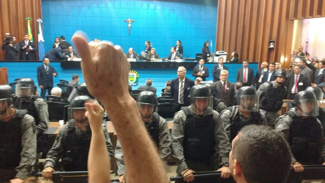 Sem ouvir a voz dos servidores públicos, ALMS aprova Reforma da previdência Foto: Divulgação