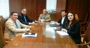 Reunião entre assessores em Assunção. Foto: Emmanuelly Castro