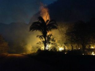 Em MS, incêndio de três dias destrói 200 hectares em sete propriedades
