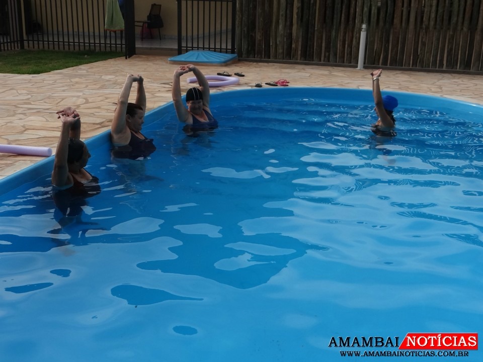 Simted de Amambai oferece aulas de Zumba, Hidroginástica e Circuíto As aulas de Hidroginástica serão ministradas na piscina do Simted / /Foto: Assessoria