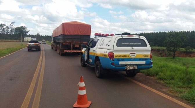 Polícia Militar Rodoviária Estadual realiza fiscalização conjunta
