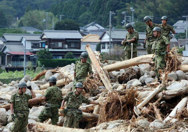 Furacão Talas matou 39 e deixou 55 desaparecidos no Japão