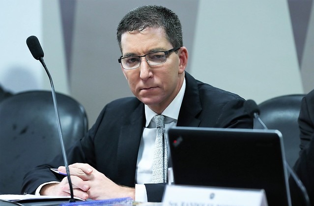 Moro e Dallagnol usaram "métodos completamente corruptos", diz Greenwald O jornalista Glenn Greenwald durante depoimento no Senado em julho / Lula Marques