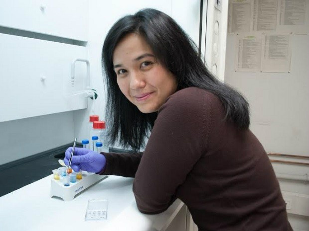 A cientista brasiliense Priscila Kosaka, que desenvolveu uma técnica menos invasiva para detecção de câncer (Foto: Priscila Kosaka/Arquivo Pessoal)