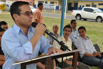 3ª Copa Centro da Juventude teve início em Amambai Secretário de Assistência Social, Gilmar Amaral.