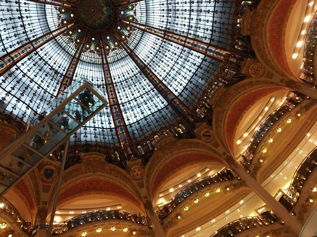 Paris em 10 dias, por Viviane Viaut - parte 1 Galerie Lafayette