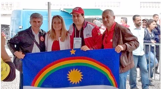 "A luta em defesa da democracia é bandeira da CNTE" Foto: Divulgação