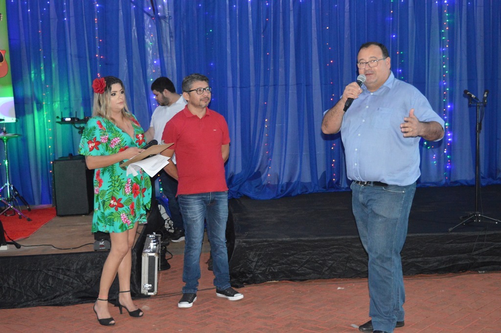 Prefeito Dr. Bandeira durante abertura da Virada Cultural 